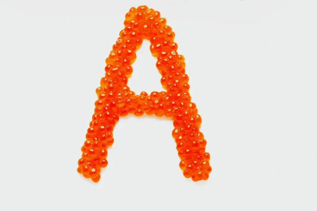 Vitamin A symbol. 